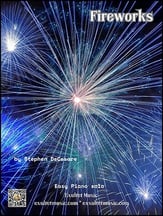 Fireworks piano sheet music cover